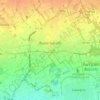Mappa topografica Busto Garolfo, altitudine, rilievo