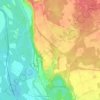 Mappa topografica Nosate, altitudine, rilievo