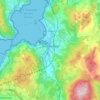 Mappa topografica Redondela, altitudine, rilievo