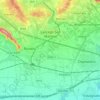 Mappa topografica Cazzago San Martino, altitudine, rilievo