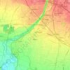 Mappa topografica Palazzolo sull'Oglio, altitudine, rilievo
