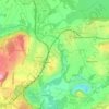 Mappa topografica Merone, altitudine, rilievo