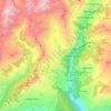 Mappa topografica Torgnon, altitudine, rilievo