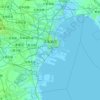 Mappa topografica 滨海新区, altitudine, rilievo