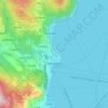 Mappa topografica Menaggio, altitudine, rilievo