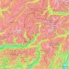Mappa topografica Sondrio, altitudine, rilievo