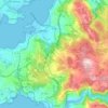 Mappa topografica Fene, altitudine, rilievo