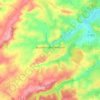 Mappa topografica Bourbon-l'Archambault, altitudine, rilievo