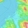 Mappa topografica Luino, altitudine, rilievo
