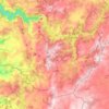 Mappa topografica Monfero, altitudine, rilievo