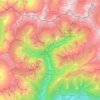 Mappa topografica Val Masino, altitudine, rilievo