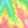 Mappa topografica Val di Lemma, altitudine, rilievo
